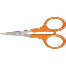 Uravas Store Fiskars Kavisli Bıçaklı Manikür/nakış Makası, Toplam Uzunluk: 10 Cm, Sağ ve Sol Elini Kullananlar I