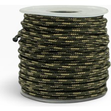 Mg Ropes Bileklik, Outdoor ve Hobi Polyester Paracord Ipi 2.2 mm No:22 20 Metre Haki Kamuflaj