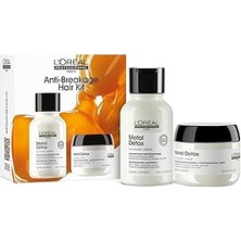 Uravas Store Professionnel Paris Serie Expert Metal Detox Mini Duo Kit, Saç Bakım Seti