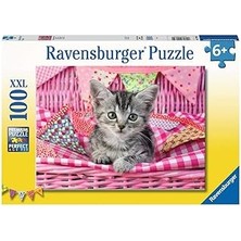Uravas Store Ravensburger 129850 Sevimli Kedicik Puzzle, 100 Parça