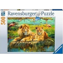 Uravas Store Ravensburger 500P Puzzle Aslan Ailesi, Yapboz