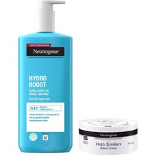 Neutrogena Hydro Boost Ultra Hafif Jel Vücut Losyonu 400 ml & Hızlı Emilen El ve Vücut Bakım Kremi 200 ml