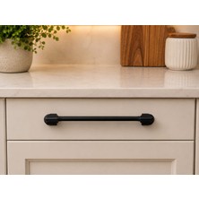 Premium Piramit Desenli Kulp 160-192MM Ağır Zamak Metal - Mutfak, Banyo, Çekmece Uyumlu Parlak Krom,siyah Kulplar