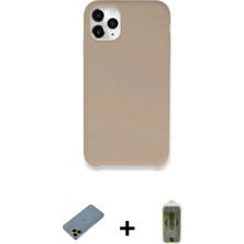 Marsilyan™- iPhone 11 Pro Max Kılıf Zirve Modern Özel Seri - Siyah Joko Magic 5d Hayalet Cam + Gold Shine Kamera Lens Koruma Cam