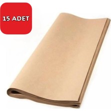 Orbak Kağıtçılık Premium Kraft Ambalaj Kağıdı 100×140 cm – Hediye & Çeyiz Paketleme Saman Kağıdı 15’li Büyük Set