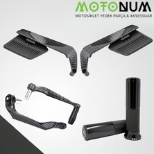 MOTONUM Tvs Raider Modifiye Seti-Siyah-Karbon AERODINAMIK-MD04165