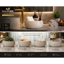 Bitkitürk Özel Tasarım Beton Bonsai Saksısı
