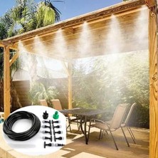 Munico 20 Metre Püskürtme Başlıkları, Su Püskürtme Cihazı, Bahçe Püskürtme Cihazı, Sisli Soğutma Sistemi