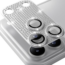 Edelfu iPhone 17 Pro - Komple Taşlı Lens Koruma Full Kamera Koruması (Tek Parça)