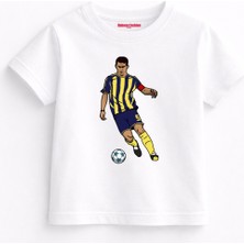 Rabona Fashion Sarı Lacivert'in En Çok Kupa Kaldıran Efsane Kaptanı Çocuk T-Shirt
