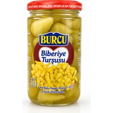 Burcu Biberiye Turşusu Cam Kavanoz 310 gr
