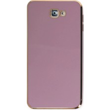 Samsung Galaxy J7 Prime Kılıf Volet Silikon - Mor
