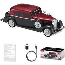 İlk El Grup Retro Klasik Araba Bluetooth Hoparlör Kablosuz Hd Ses Fm Radyo YG-239 (4887)