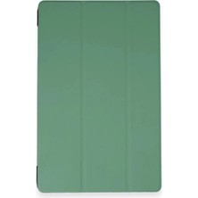 Colezium Galaxy T970 Tab S7 Plus 12.4 Kılıf Tablet Smart Kılıf - Koyu Yeşil