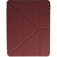 Colezium Pad Se Kılıf Kalemlikli Mars Tablet Kılıfı - Mürdüm