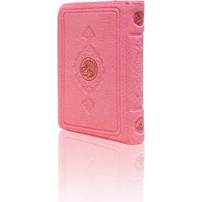 Büyük Cep Boy Kur'an-I Kerim (Pembe Renk, Kılıflı, Mühürlü)