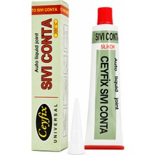 Ceyfix Sıvı Conta 50g – Yüksek Isı Dayanımlı Silikon Sızdırmazlık Contası (300°C)