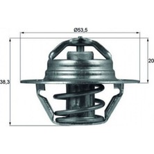 Mahle Zengemtx Termostat 82C Peugeot P106-P205-P306-P309-P405-P605-P104-P806-PARTNER-BOXER Citroen Berlingo-Xsara -Saxo-Jumper-Xantia-Zx-Bx-Ax-Xm Renault R11-FLASH-R9-R19 Dzl-Lgn 93-01 -Kng-Ducato