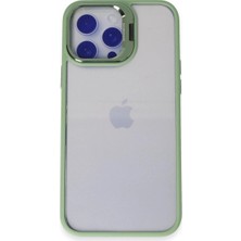 Colezium Joko  Iphone 14 Pro Kılıf  Lens Standlı Kapak - Yeşil