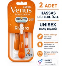Arko Traş Bıçağı Venüs Hassas Ciltlere Özel Prüzsüz Cilt Sunar. Kadın-Erkek 2 Adet