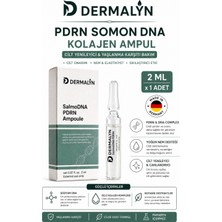 Dermalyn 1 Adet Pdrn Somon Dna Kolajen Içeren Cildi Gençleştirmeye Yardımcı Ampul Serum Dermaroller Dermapen