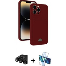 Pileli Store Pilelistore™ iPhone 15 Pro Max Kılıf Vadi Çizgi Prime - Siyah 3D Antistatik Seramik Nano Ekran Koruyucu + Raze Metal Kamera Lens - Sh