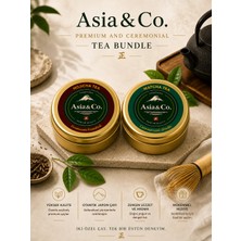 Asia & Co. Ceremonial Matcha ve Hojicha Tea Bundle – Özel Japon Çayı 2’li Set