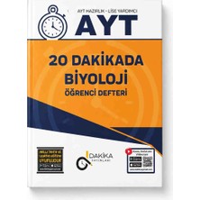 Dakika Yayınları Ayt 20 Dakikada Biyoloji Öğrenci Defteri | Ayt Biyoloji Konu Anlatımı Soru Çözümü | Üniversite Hazırlık