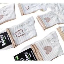 Efem İç Giyim Desenli Pamuklu Kolej Çorap 12'li Paket