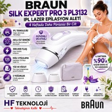 Braun 300.000 Flaş Atımı ve 3 Yoğunluk Seviyesi ile Silk Expert Pro 3 Lazer Epilasyon Aleti