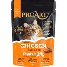 Proart Jöleli Tavuk Etli Yetişkin Kedi Poşet Maması 85 gr