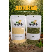 Anadolu Hasat 2’li Set (Sarımsak Tozu 130 gr - Nane 30 gr)