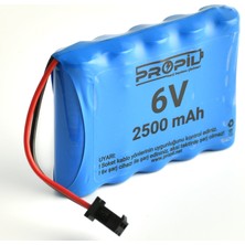 Propil 6V 2500MAH Ni-Mh Aa SM2P Siyah Soketli Oyuncak Pili