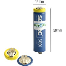 Propil Moser 1584-50 Li Pro Mini 3.2V 600MAH Lifepo4 Yedek Pil