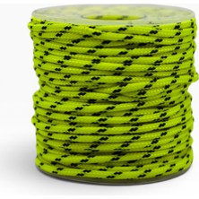 Mg Ropes Bileklik, Outdoor ve Hobi Polyester Paracord Ipi 2.2 mm No:2 20 Metre Sarı Siyah