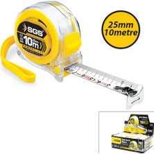 Enco Store 12 Adet 10MT x 25MT Şeffaf Stoplu Şerit Metre
