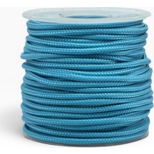 Mg Ropes Bileklik, Outdoor ve Hobi Polyester Paracord Ipi 2.2 mm No:6 20 Metre Mavi