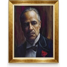Tablore The Godfather Baba Filmi Tablosu Don Vito Corleone Sinema Sever Hediyesi