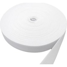 Sms Atılım Final Düğme 25 M Beyaz Bel Don Paça Lastiği Geniş Lastik Lateks Ürün 3,5 cm