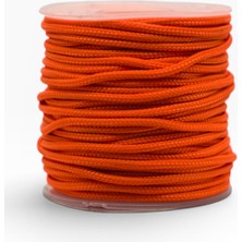 Mg Ropes Bileklik, Outdoor ve Hobi Polyester Paracord Ipi 2.2 mm No:9 20 Metre Turuncu