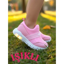 Ellaboni Kız / Erkek Çocuk  Yumuşak Işıklı Spor Ayakkabı Nefes Alabilen Hafif Aqua Sneaker