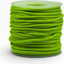 Mg Ropes Bileklik, Outdoor ve Hobi Polyester Paracord Ipi 2.2 mm No:15 20 Metre Neon Yeşil