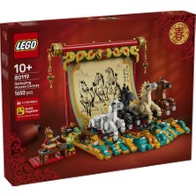 LEGO 80119 Iconic Dört Nala Koşan Atlar Tablosu