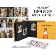 Best Hediye Polabook® Kedim ve Ben Anı Defteri(Kalem+Sticker)