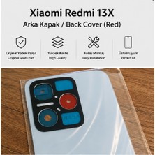 NIXCON Xiaomi Redmi 13X Arka Kapak Mavi Orijinal Servis Tipi Batarya Kapak Yedek Parça