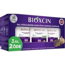 Bioxcin 3 x 300 ml Siyah Sarımsaklı Şampuan Tüm Saçlar İçin Dökülmeye Karşı Nemlendirici Etki