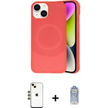 Marsilyan™- iPhone 14 Kılıf Ufuk Serisi - Siyah Joko Magic 5d Cam + Gold Shine Kamera Lens