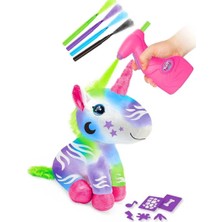 Pasifik Hobi Seti Airbrush Plush 666-12 Unicorn Pelüş Boyanabilir Temizlenir 6+