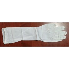 Sska Latex Eldiven Pudrasız Dirsek Altı Uzun Large Boy 40 cm 20 Çift