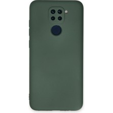 Hsc Bilişim Redmi Note 9 Kılıf Nano Içi Kadife Silikon - Koyu Yeşil